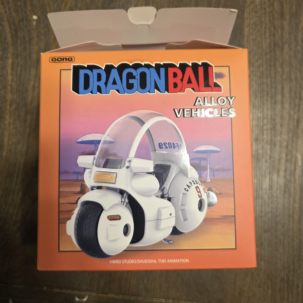 Dragon Ball Alloy Vehicles Capsule Corp White Motorcycle - GONG